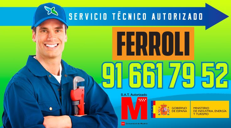 Servicio técnico Calderas Ferroli en Cobeña